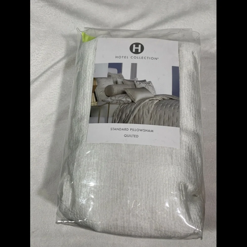 NIB Hotel Collection Fresco Sage Quilted (1)‎ Standard Sham Pillow Case